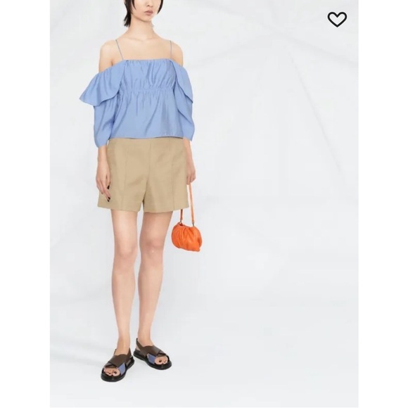 NWOT Vince Sculptural Linen Blend Panama Shorts - Picture 5 of 10